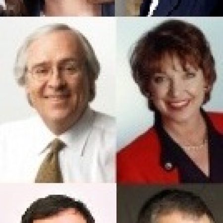 Conrad Black, Terence Corcoran, Andrew Coyne, Diane Francis and Warren Jestin