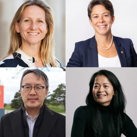 Sandrine Devillard (McKinsey), Rania Llewellyn (Laurentian Bank) & Dr. Homer Tien (Ornge), with Cheesan Chew (Strategic Advisor)