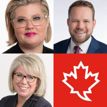 Maryscott Greenwood (CABC & Crestview Strategy), Jackson Proskow (Global News) & Katie Simpson (CBC News) Maryscott Greenwood (CABC & Crestview Strategy), Jackson Proskow (Global News) & Katie Simpson (CBC News)
